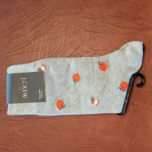 J. Crew Men's Apple Printed Socks, New With Tags